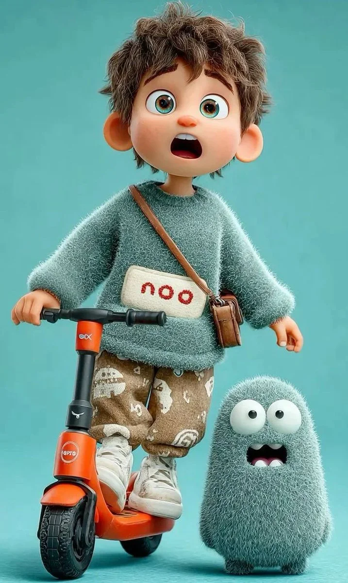 3D Pixar-Style Animated Child Character — image prompt preview