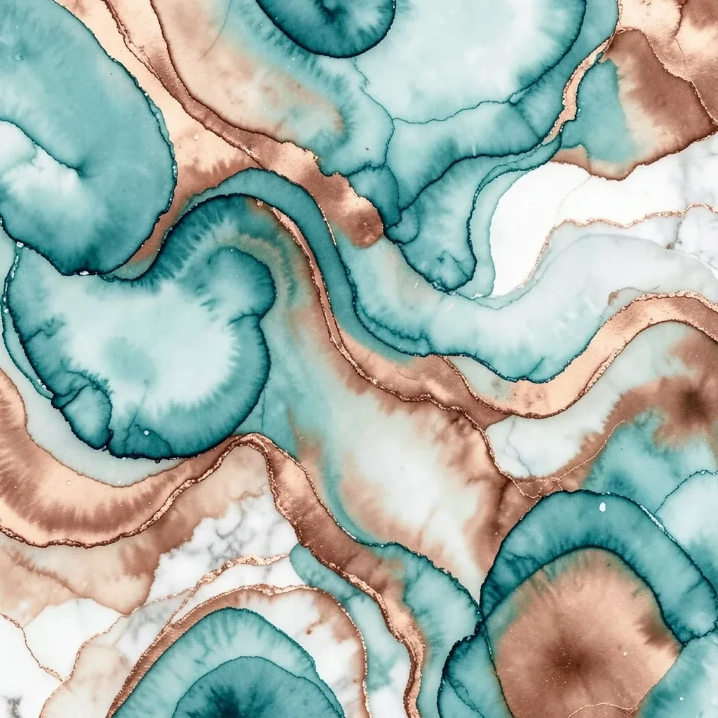 Abstract Fluid Ink Pattern — image prompt preview