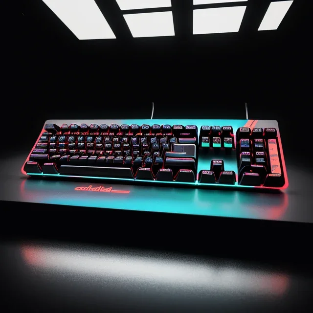 Adidas mechanical keyboard concept — premium industrial-design — image prompt preview