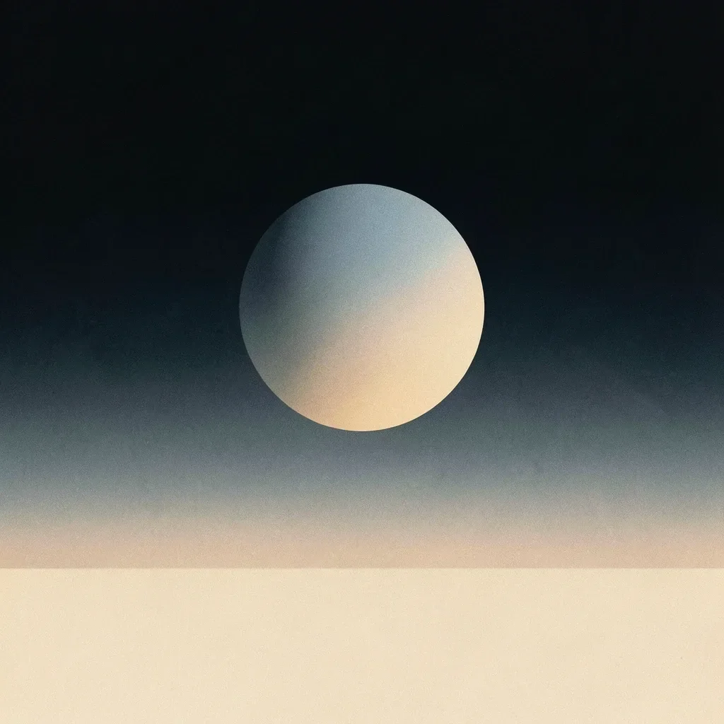 Ambient Album Cover: Gradient Sphere — image prompt preview