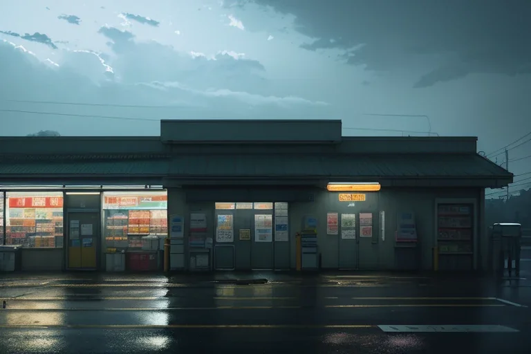 Anime scenery — anime background art — Scenery — image prompt preview