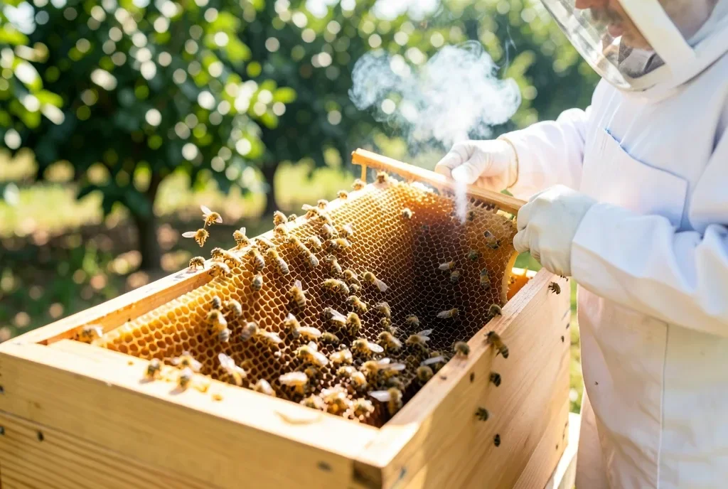 Apiary Hive Frames — image prompt preview