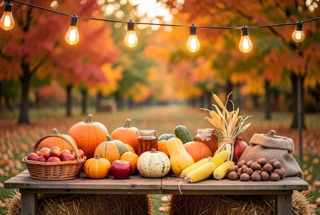 Autumn Harvest Festival Scene — image prompt preview