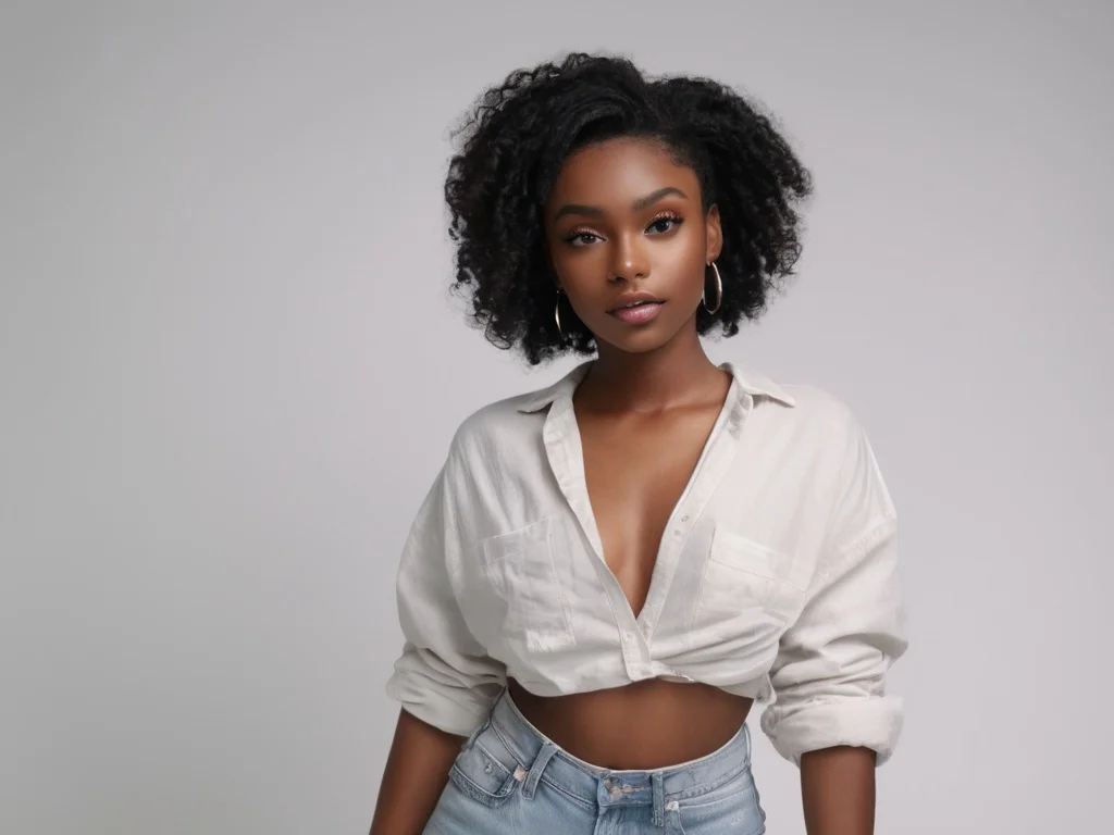 Beautiful Dark Girl — image prompt preview