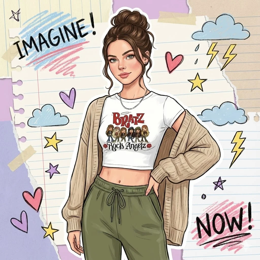 Bratz Rock Angelz Scrapbook Vibe — image prompt preview