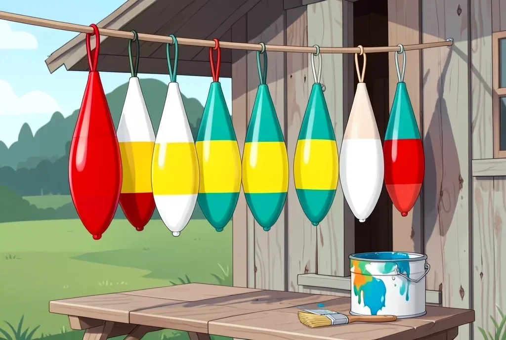 Buoy Painting Rack — image prompt preview