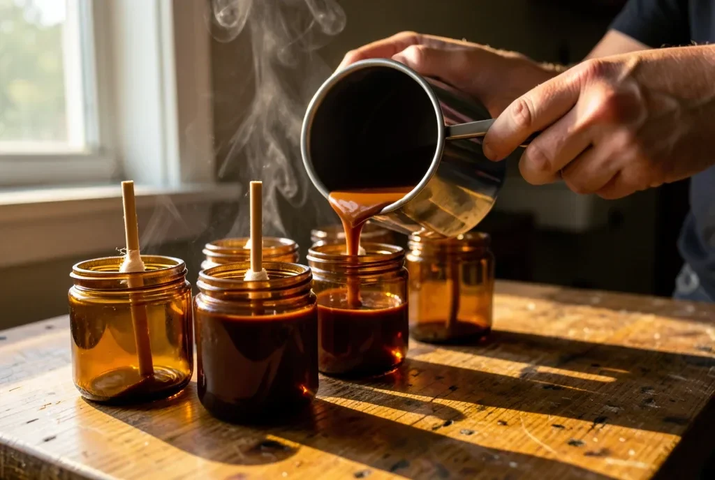 Candle Making Pour — image prompt preview