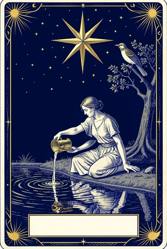 Celestial Tarot: The Star — image prompt preview