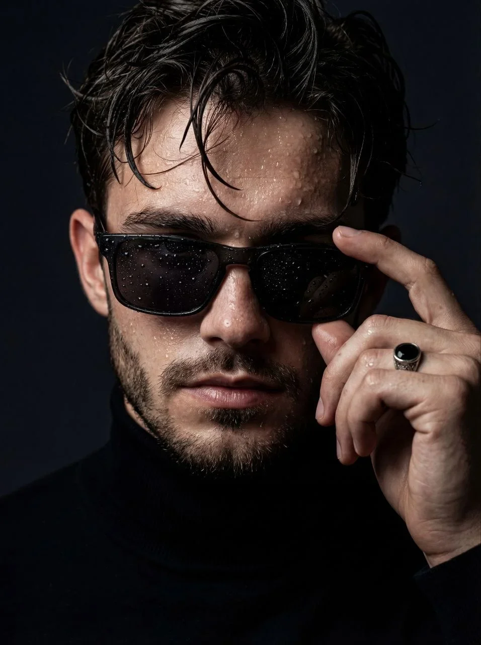 Cinematic Close-Up Portrait Of A Young Man — Portrait — image prompt preview