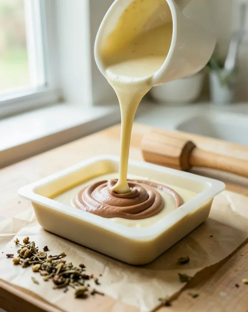Cold Process Soap Pour — image prompt preview