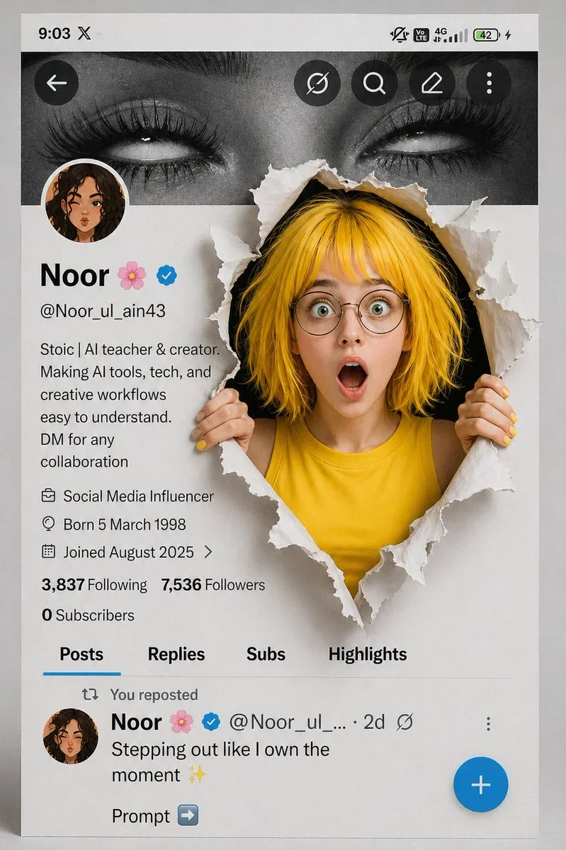 Creative 3D Photo Manipulation Of A Social — image prompt preview