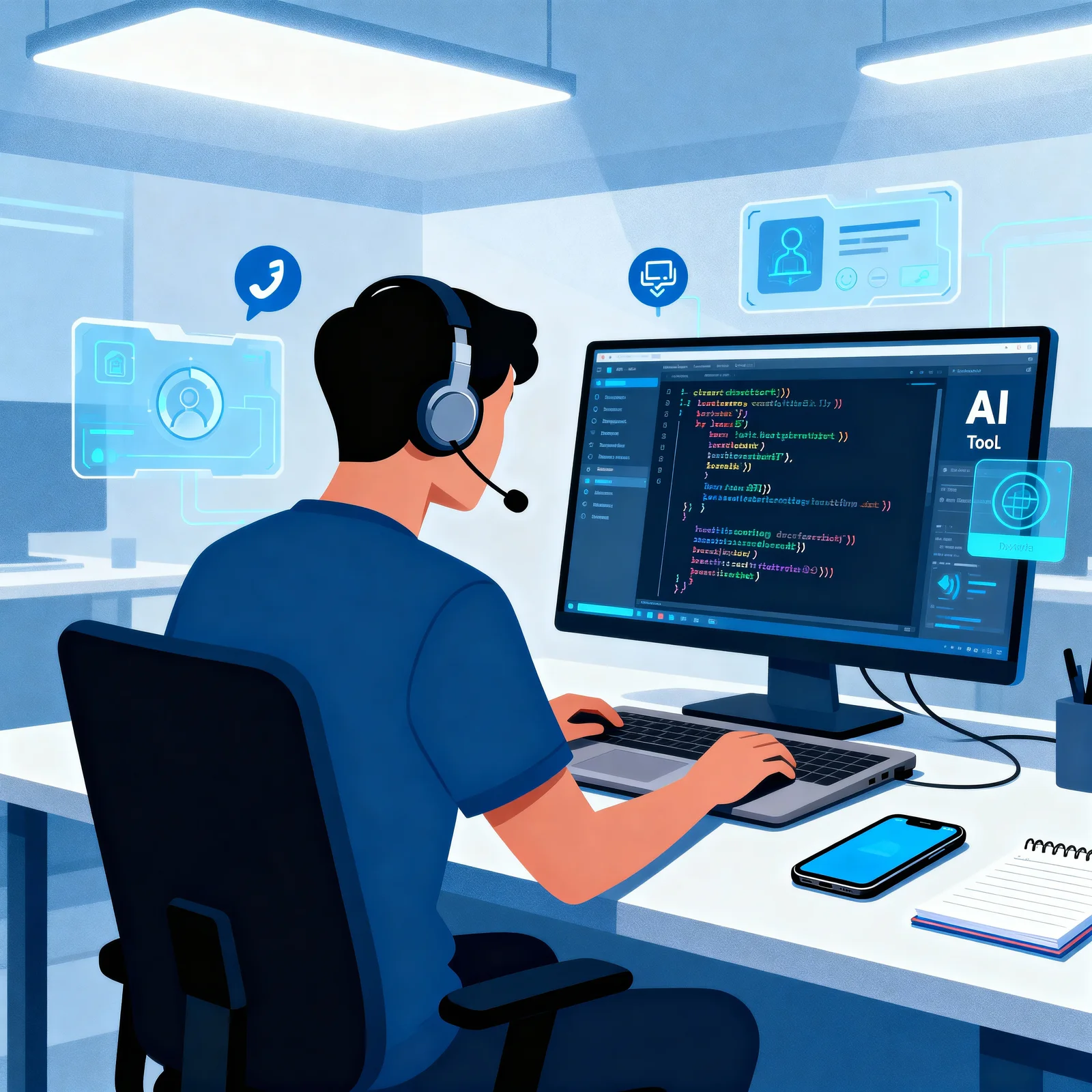 Developer Trying To Figure Out Code — image prompt preview