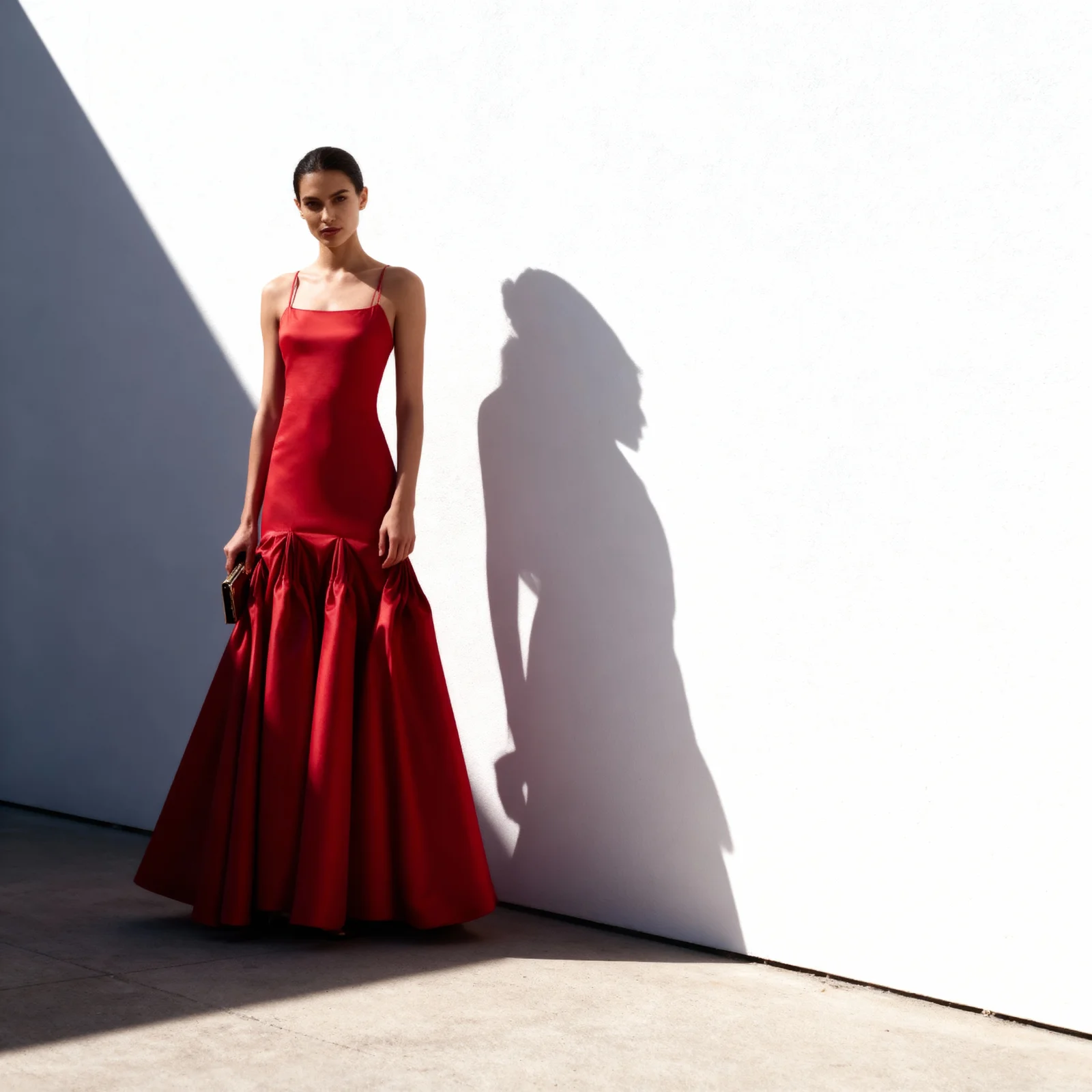 Editorial Fashion Photo Of A Model Standing — image prompt preview