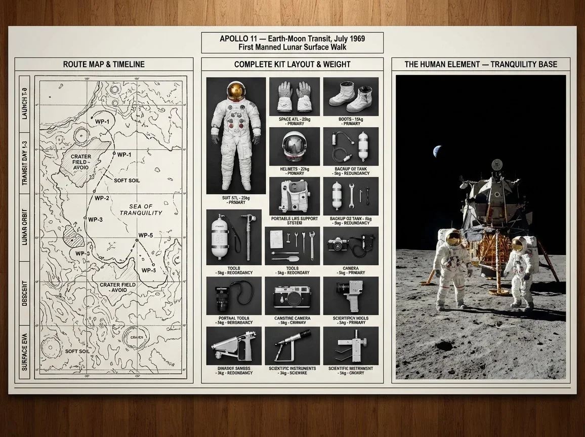 Expedition Leader'S Planning Board For [Journey / — image prompt preview