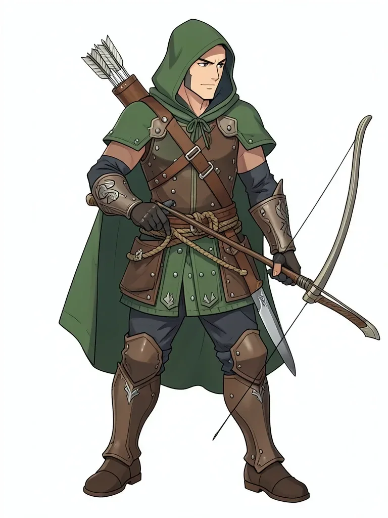 Fantasy Ranger Archer Character — image prompt preview
