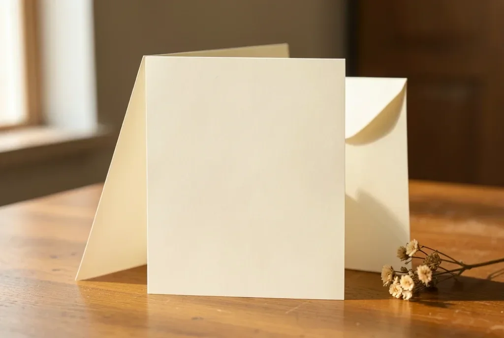 Folded Greeting Card Mockup — image prompt preview