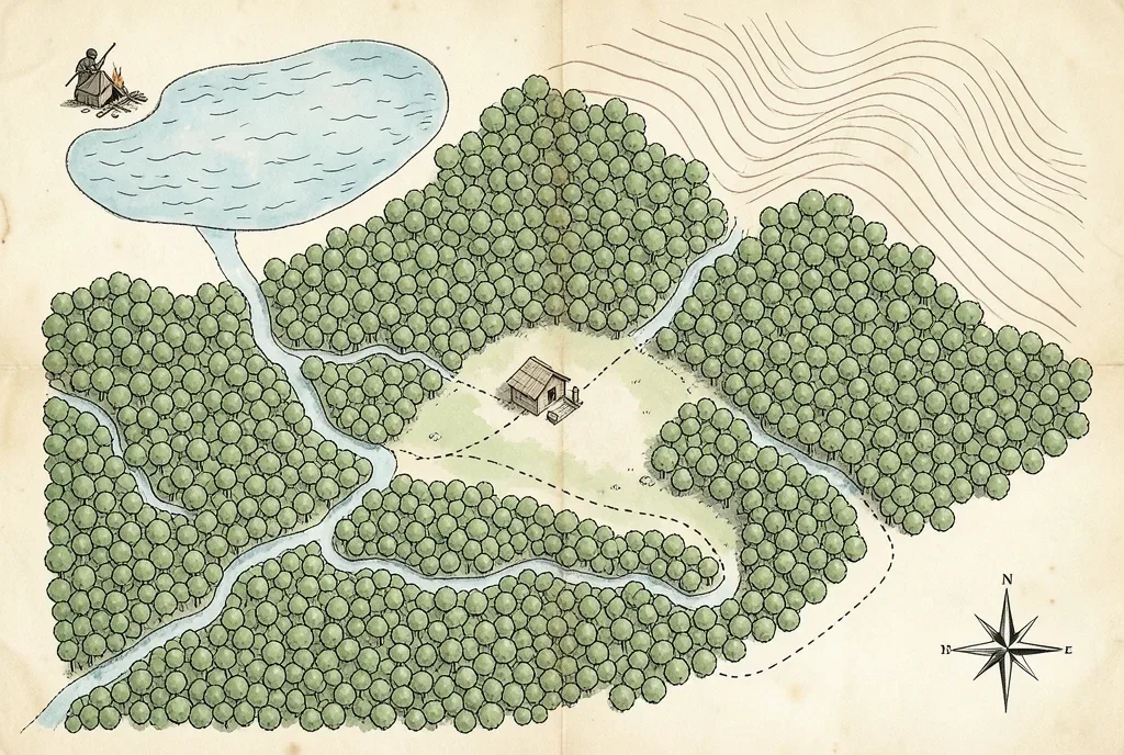 Forest Region Cartography — image prompt preview