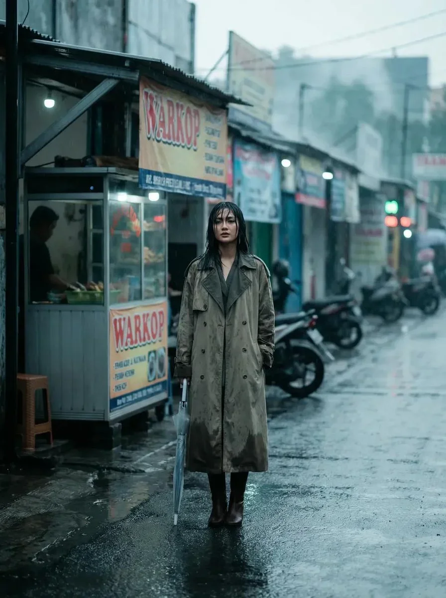 Full Body Fashion Editorial Of A Beautiful — image prompt preview