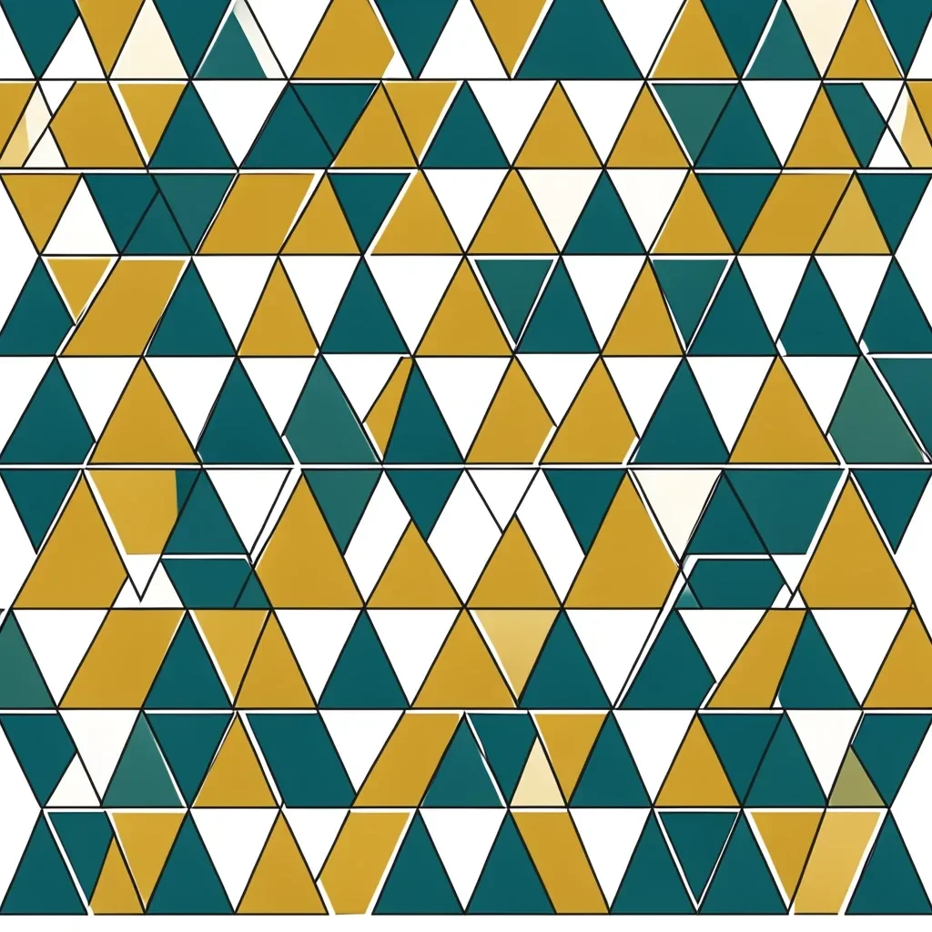 Geometric Triangles Seamless Pattern — image prompt preview