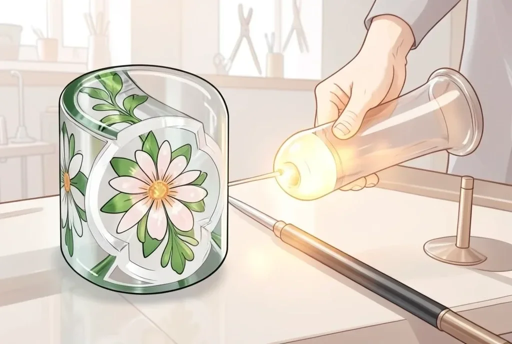 Glassblowing Murrine Slice — image prompt preview