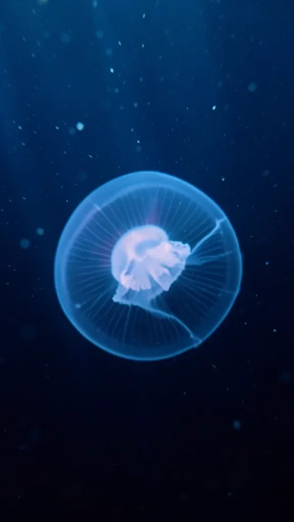 Glowing Jellyfish in Deep Ocean — image prompt preview