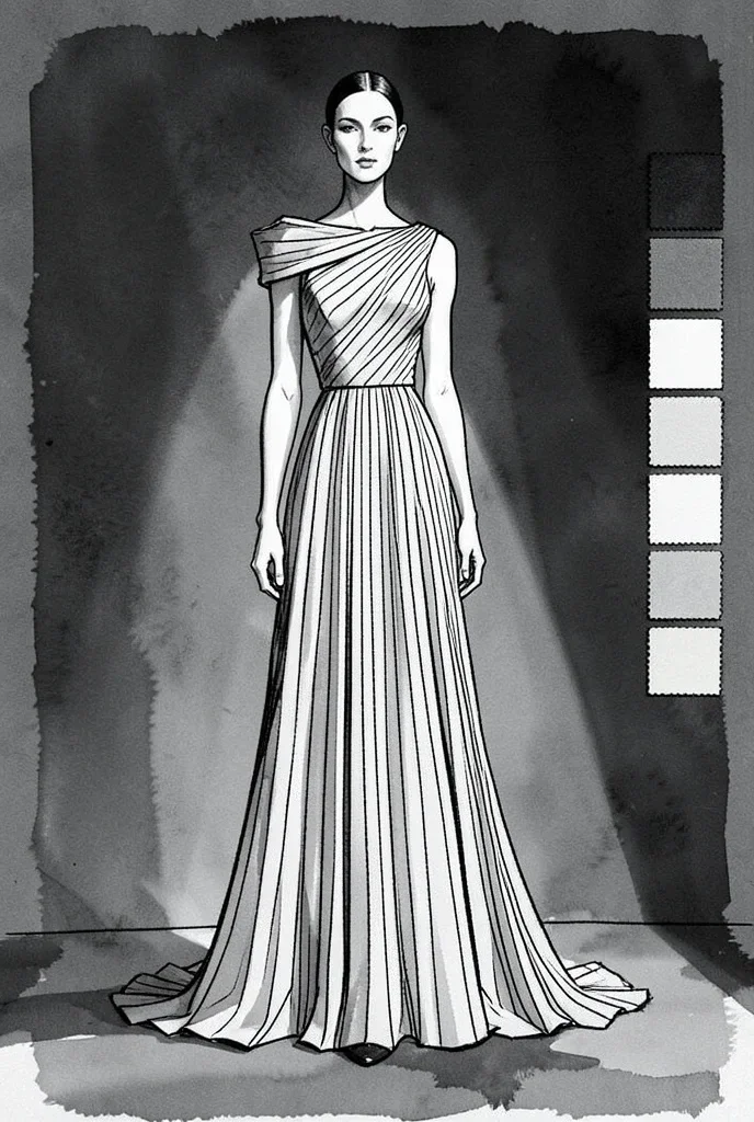 Haute Couture Runway Illustration — image prompt preview