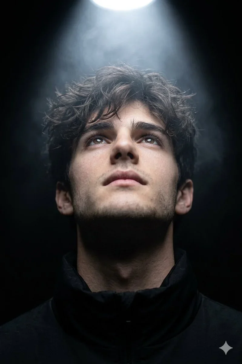 Hyper-Realistic Cinematic Close-Up Portrait (Use Uploaded Face — image prompt preview