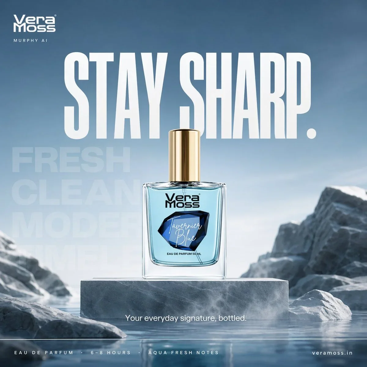 Hyper-Realistic Cinematic Perfume Billboard Poster For Vera — image prompt preview