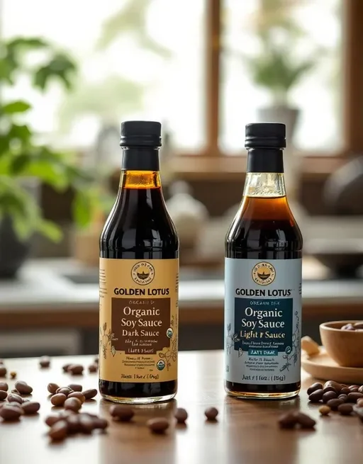 Golden Lotus Soy Sauce Kitchen Campaign — image prompt preview