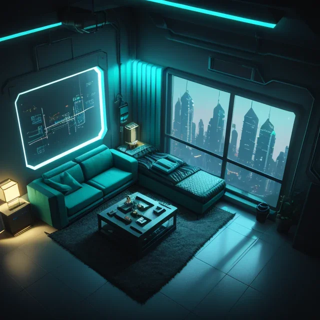 Isometric render — isometric 3D render, blender — Ai Art — image prompt preview
