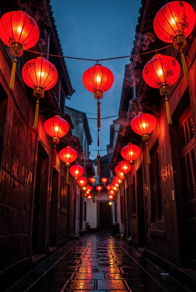 Lunar New Year Lanterns — image prompt preview