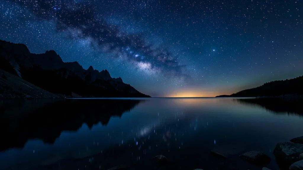 Milky Way over a Mountain Lake — image prompt preview