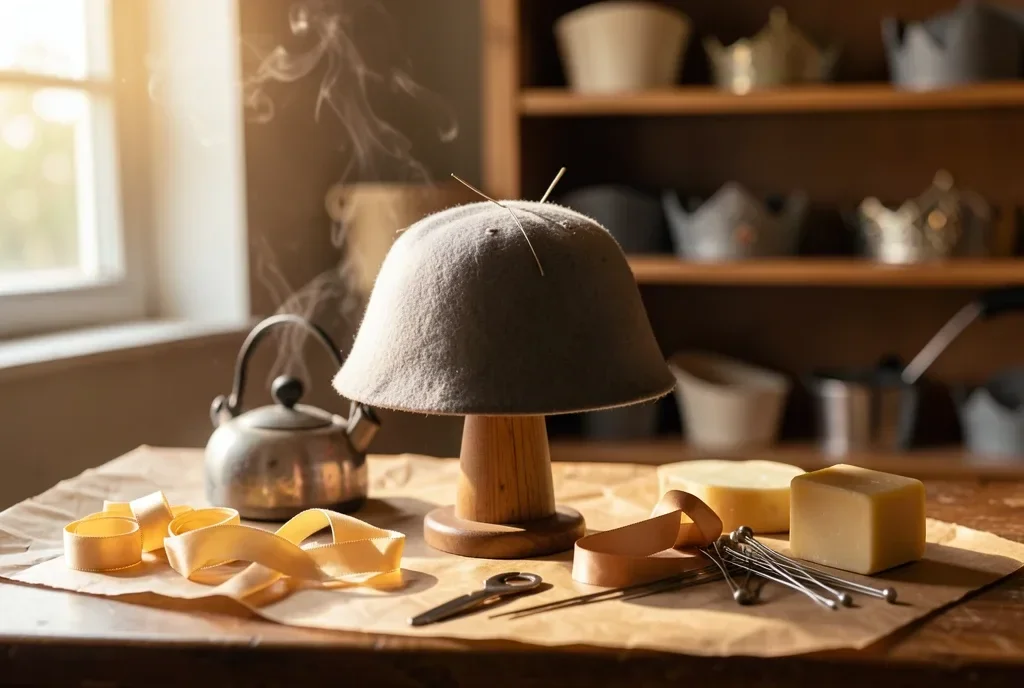 Millinery Hat Block Studio — image prompt preview