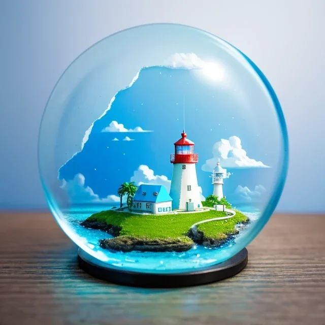 Miniature world — miniature tilt-shift macro photography — image prompt preview