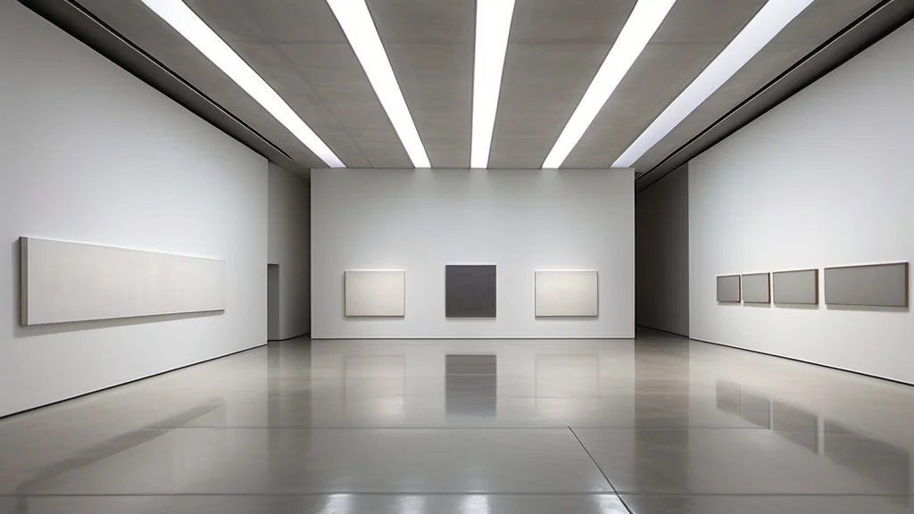 Minimalist Contemporary Art Museum Interior — image prompt preview