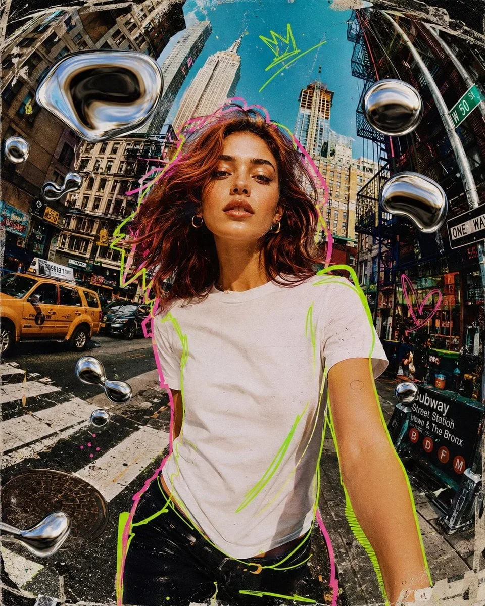 Mixed Media Collage Animation Style — image prompt preview