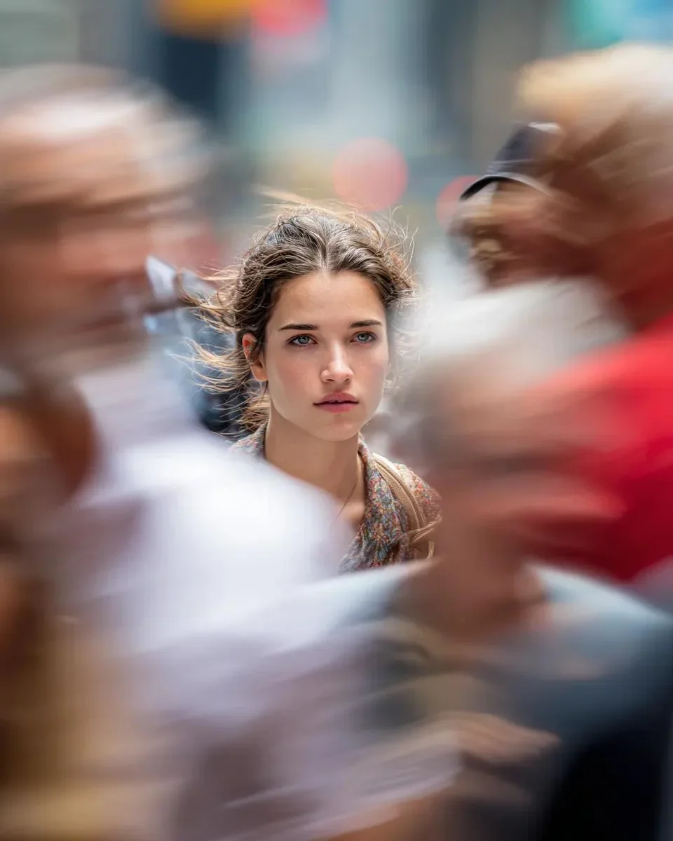 Model Looking At Camera — image prompt preview