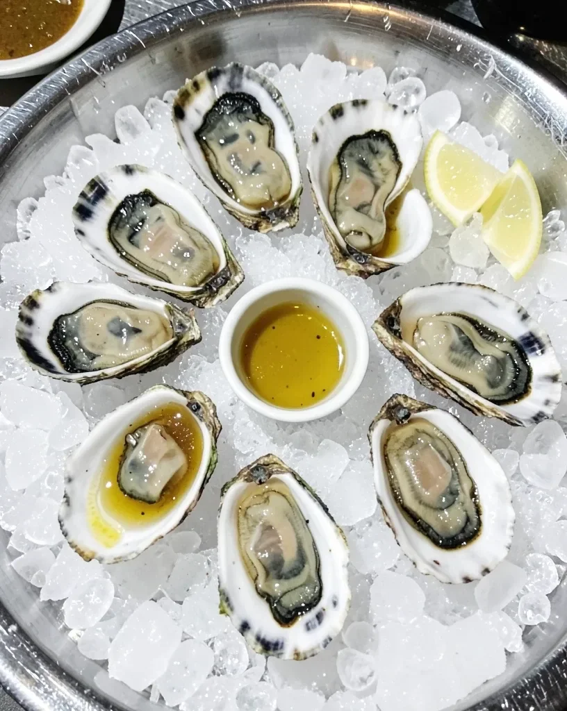 Oyster Bar Ice Bed Overhead — image prompt preview