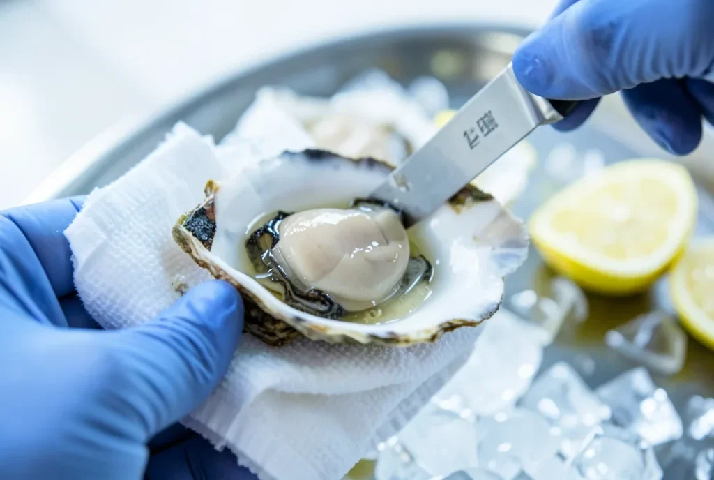 Oyster Shucking Close-Up — image prompt preview