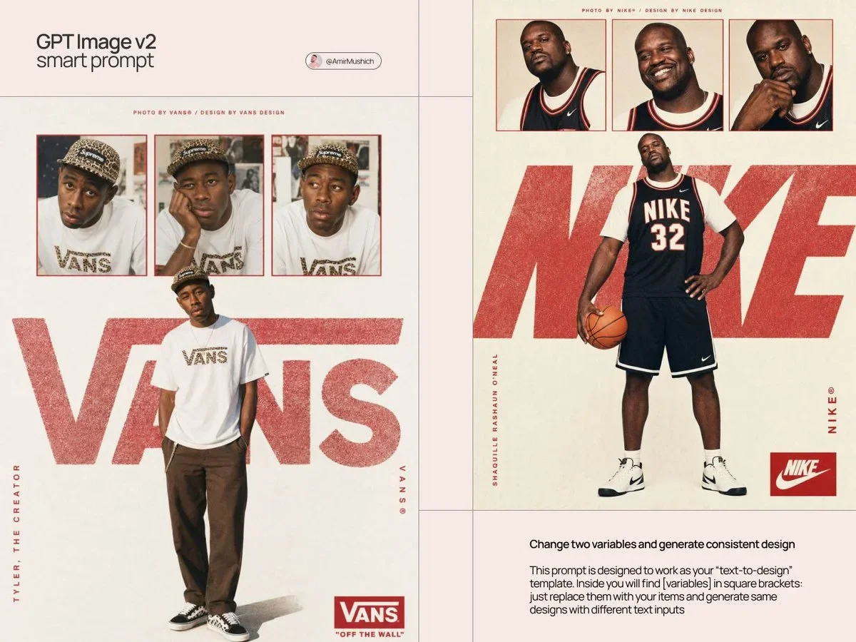 Portrait Branding Design — Portrait — image prompt preview