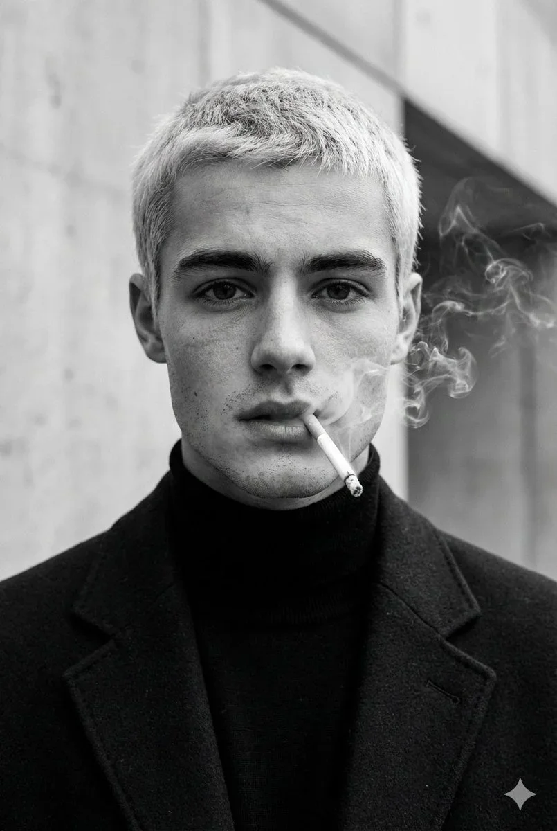 Portrait Minimal Portraits — Monochrome — image prompt preview