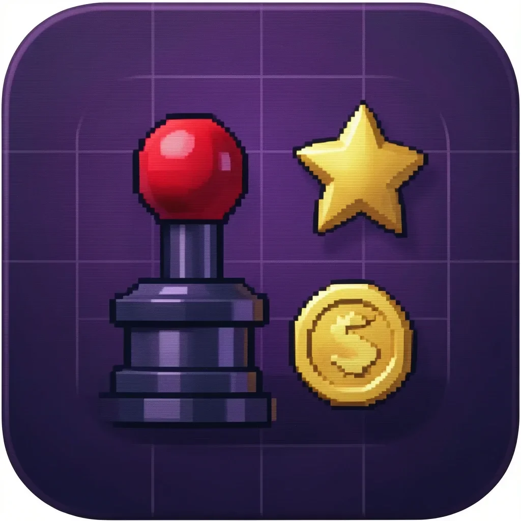 Retro Game App Icon — image prompt preview