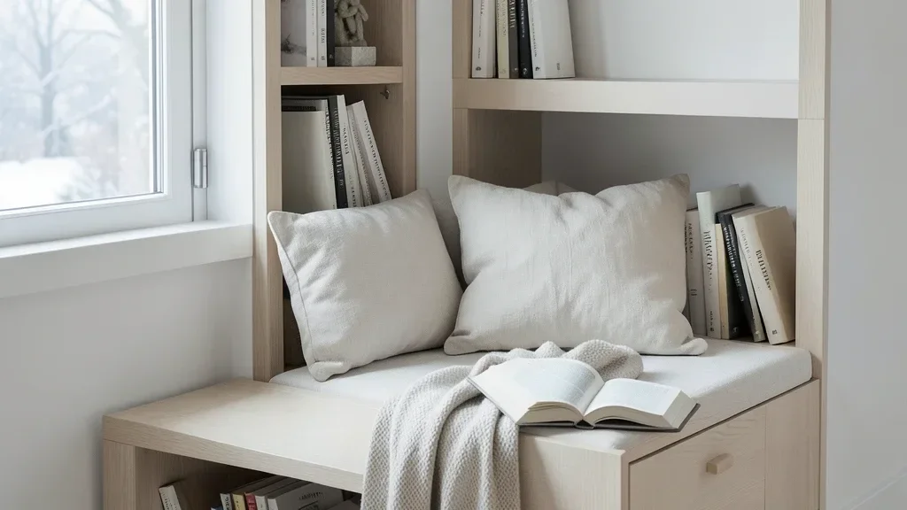 Scandinavian Reading Window Seat — image prompt preview
