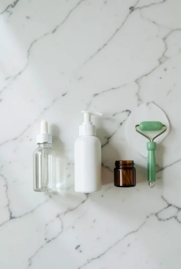 Skincare Routine Pinterest Pin — image prompt preview