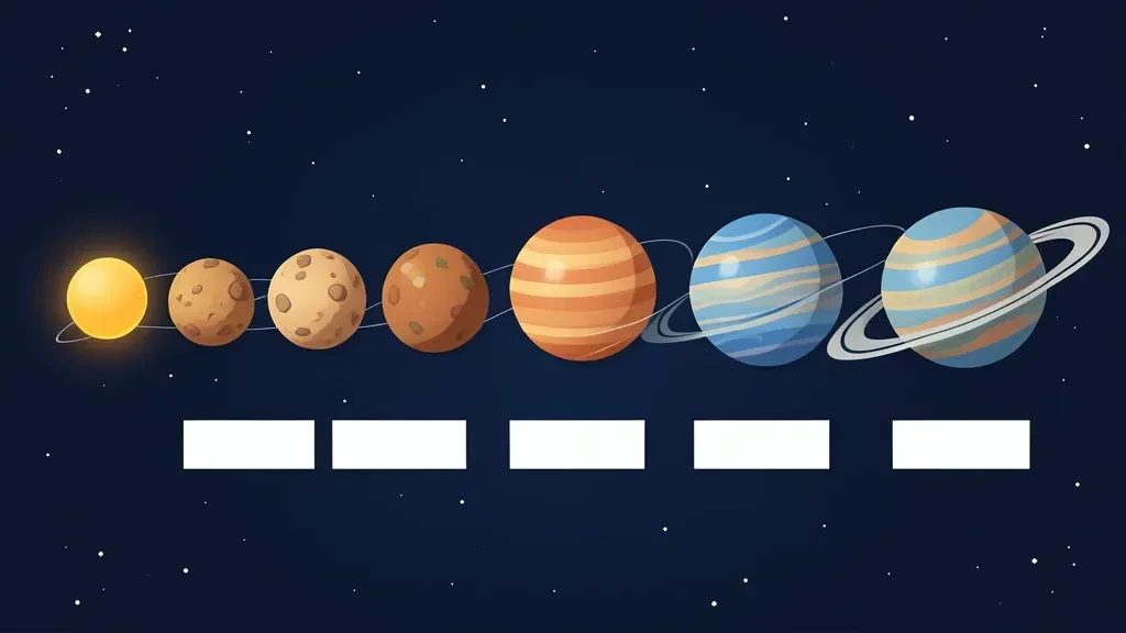 Solar System Educational Chart — image prompt preview