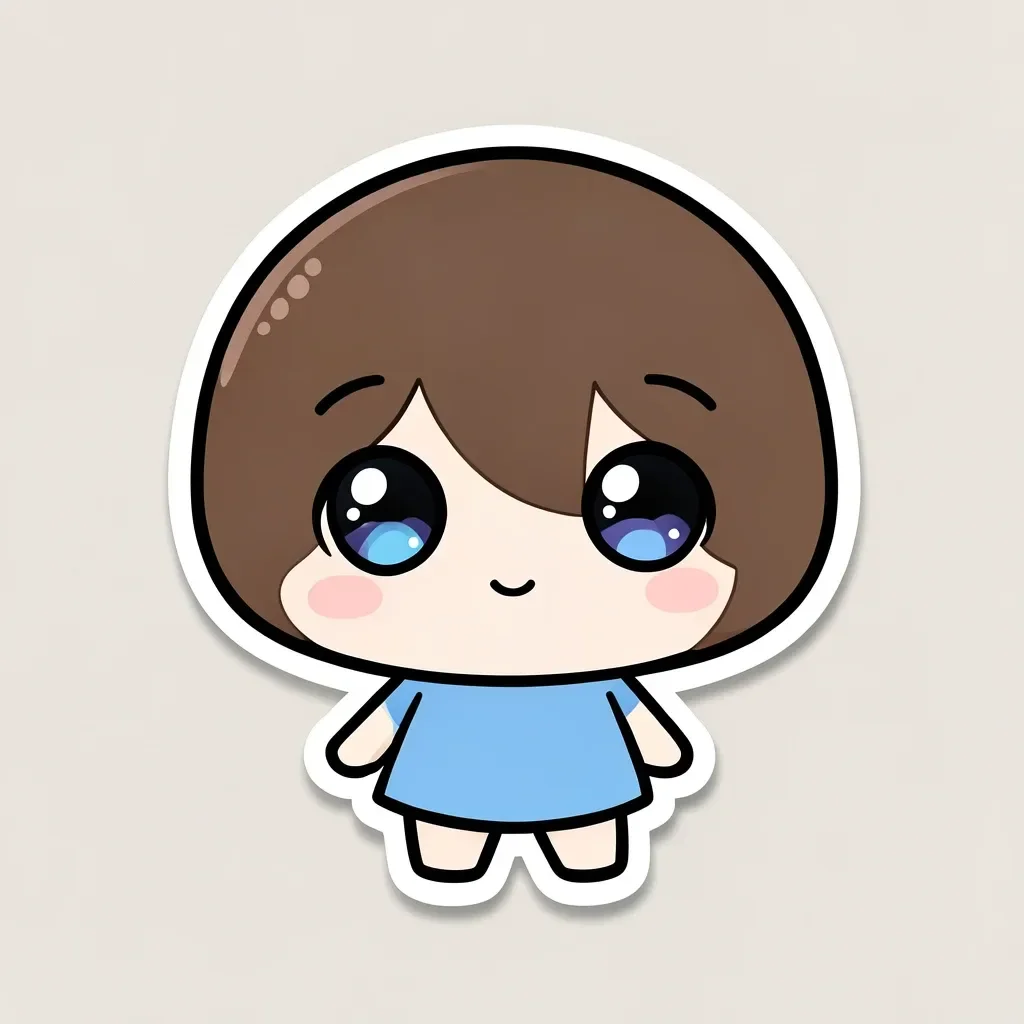 Sticker-Style Chibi Avatar — image prompt preview