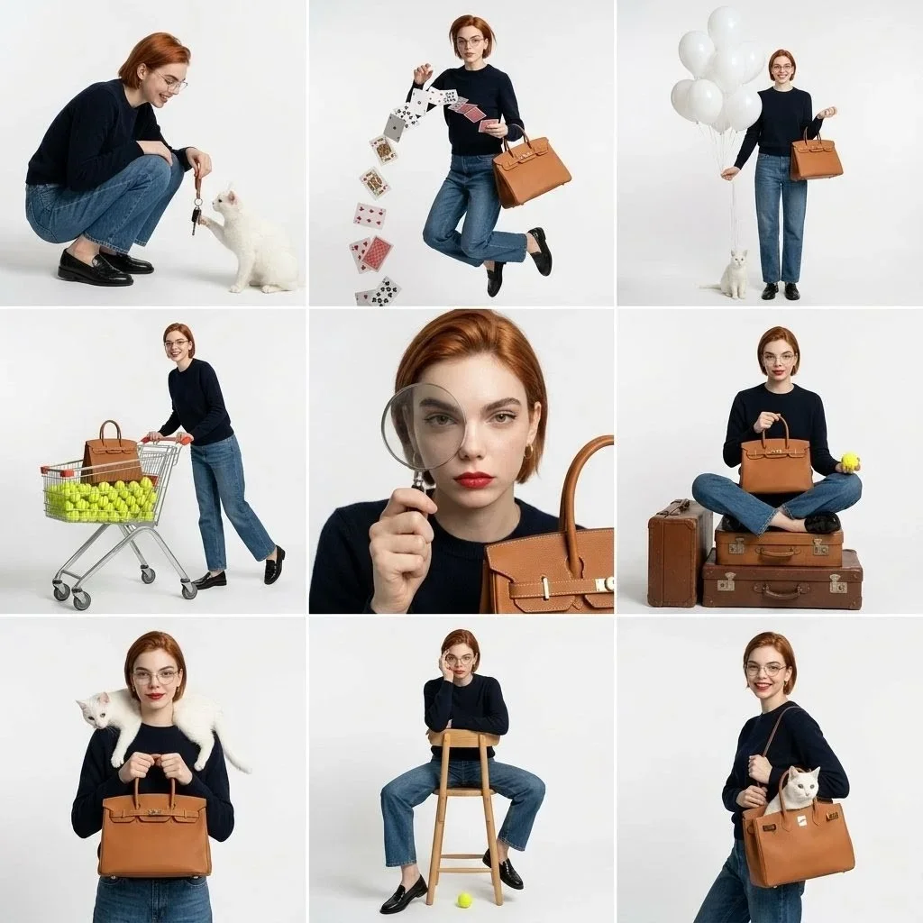 Studio Fashion Collage — image prompt preview