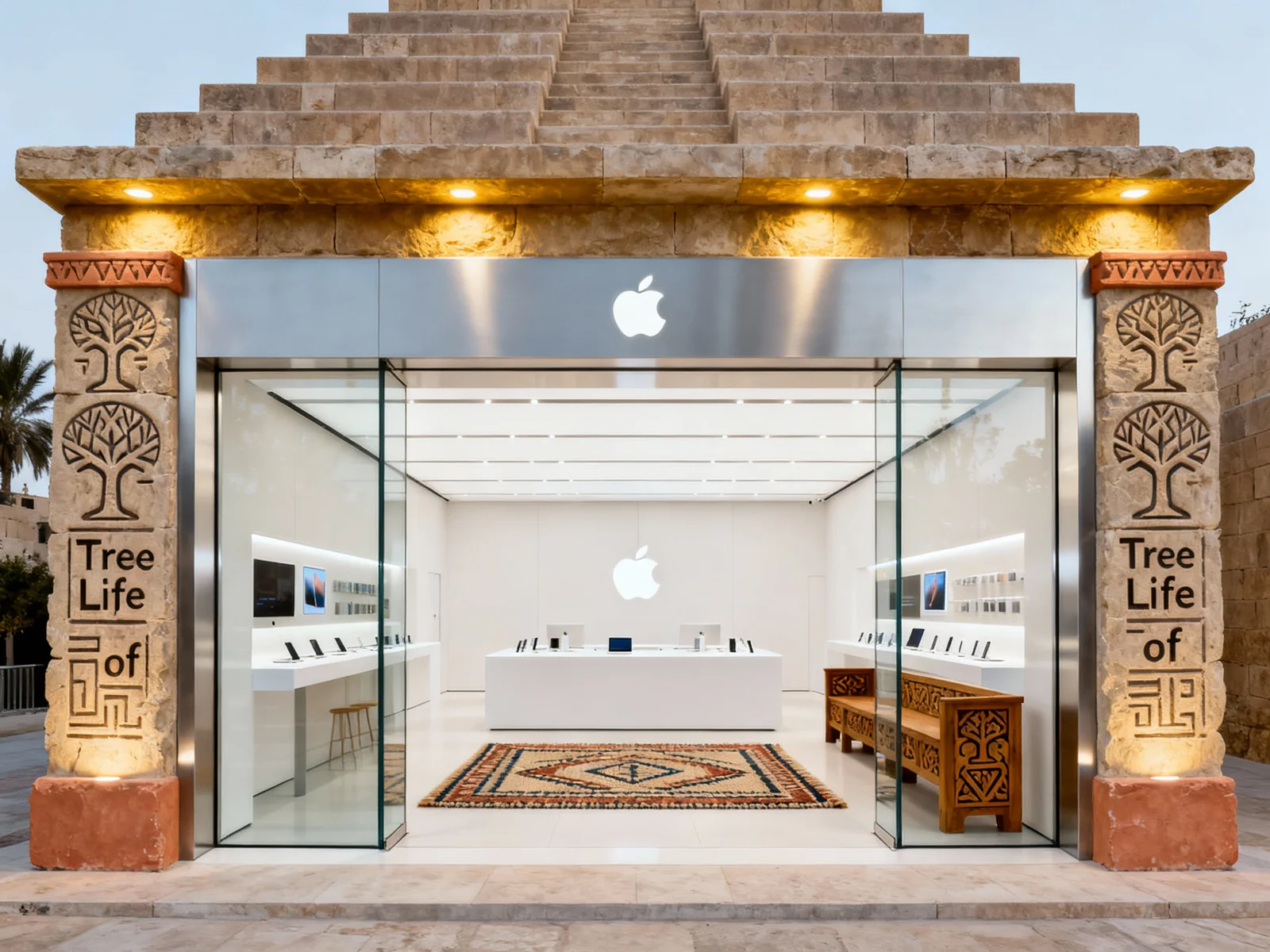 Tech Storefront Art Creation — image prompt preview