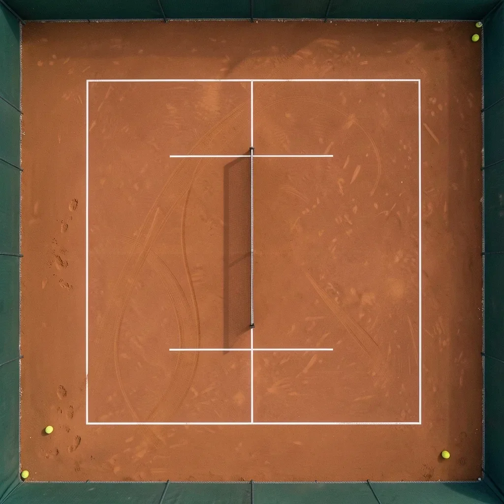 Tennis Court from Above — image prompt preview