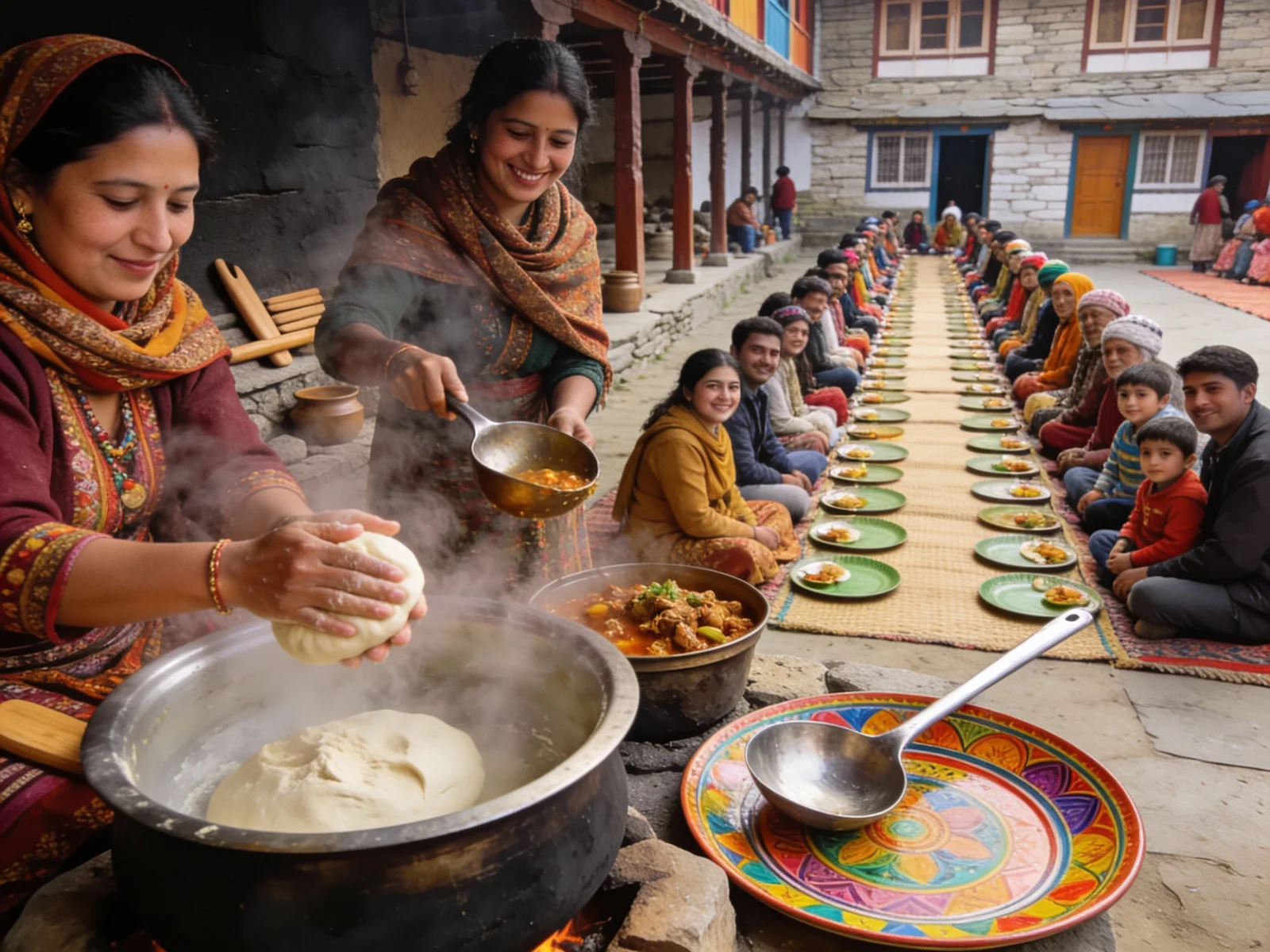 Traditional Himachali Kitchen — image prompt preview
